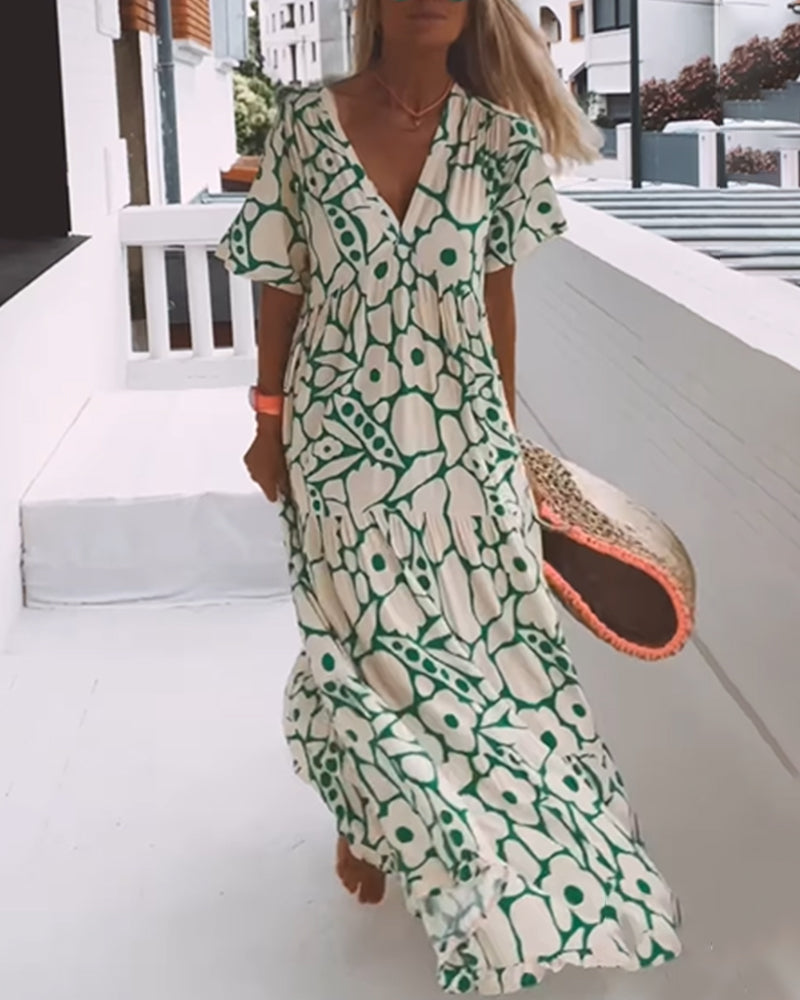 Ivy & Co. | Patterned Midi Dress