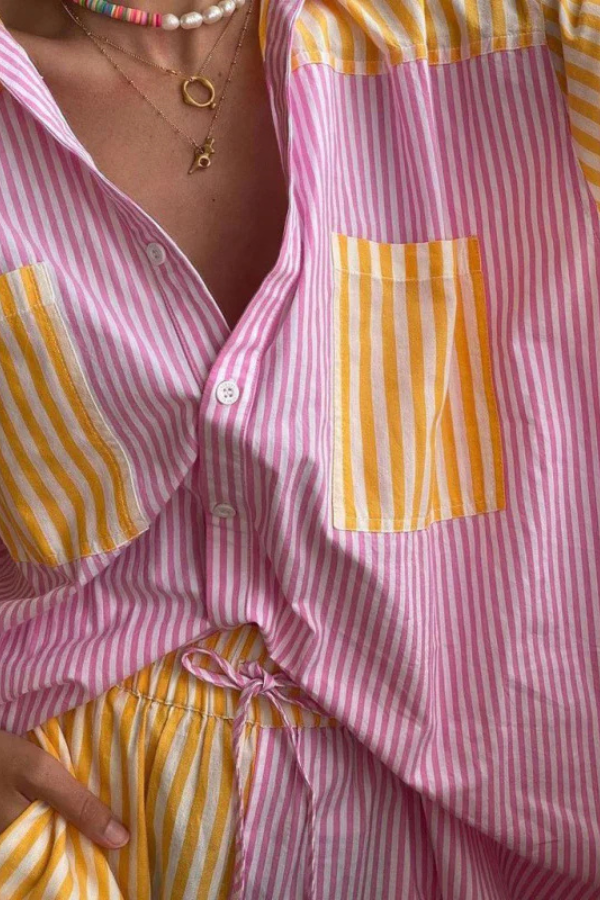 Ivy & Co. | Striped Lounge Set