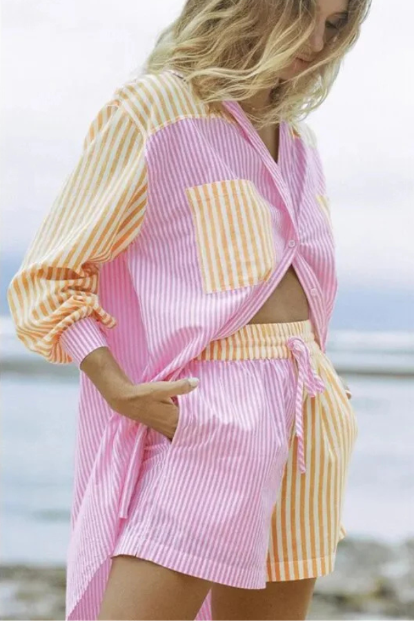 Ivy & Co. | Striped Lounge Set