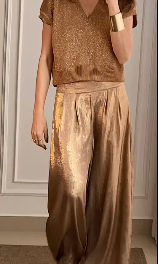 Ivy & Co. | Comfy Pants with a FREE Golden Top